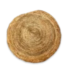 Alfombra África de Yute lisa circular