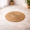 Alfombra África de Yute lisa circular