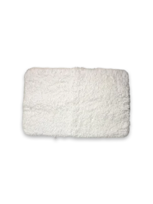 Alfombra de baño Catalina chenilla blanca haus up