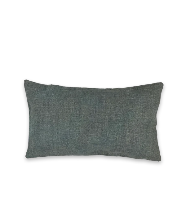 Funda de almohada rectangular azul