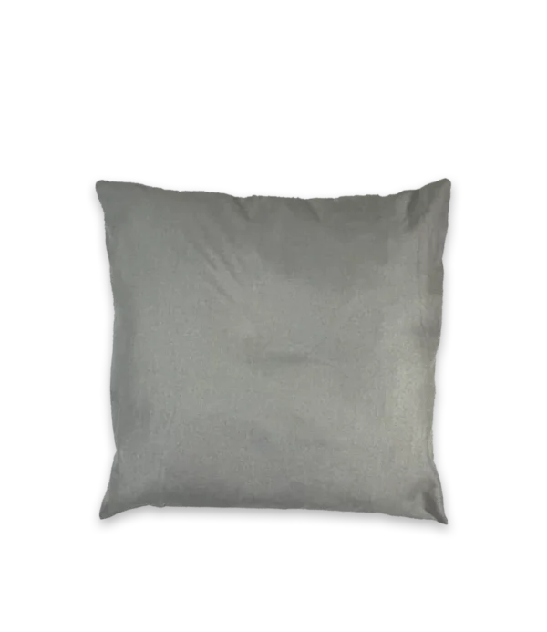 Funda almohada lisa gris