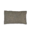 Funda de almohada rectangular gris