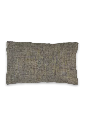 Funda de almohada rectangular gris