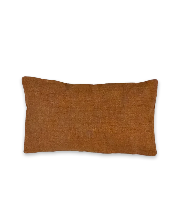 Funda de almohada rectangular naranja
