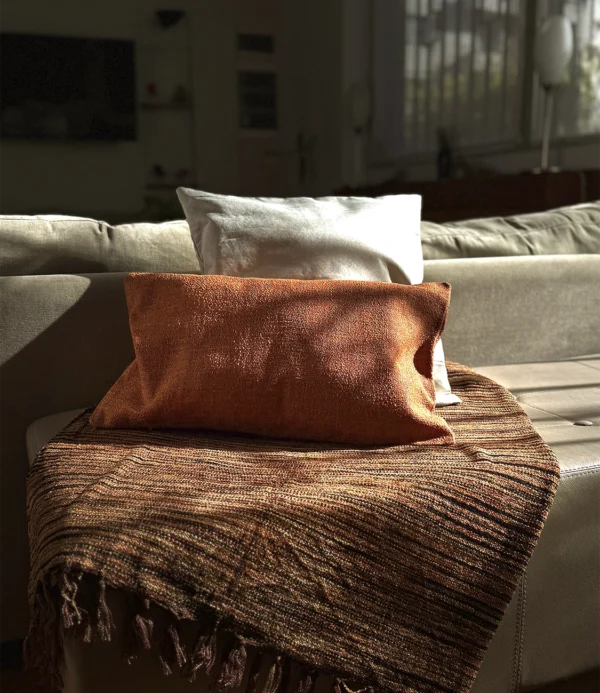 Lona 100% rayon marrón