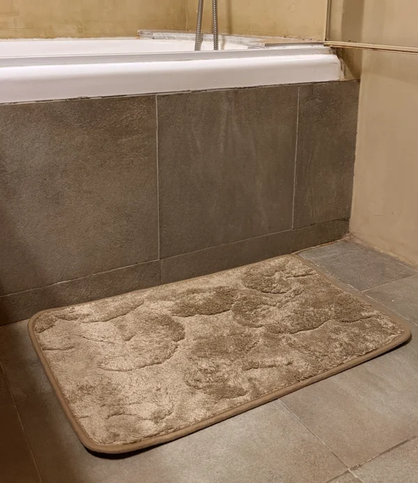 Tapete baño marrón Ginkgo