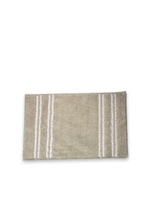 Tapete para baño beige con Líneas
