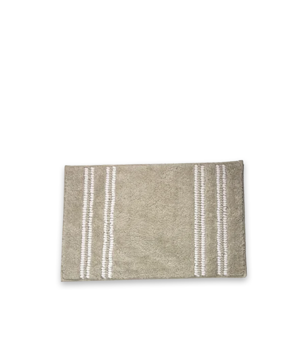 Tapete para baño beige con Líneas