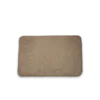 Tapete para baño marrón relieve