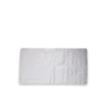Tapete para baño con sopapa 100% PVC blanco