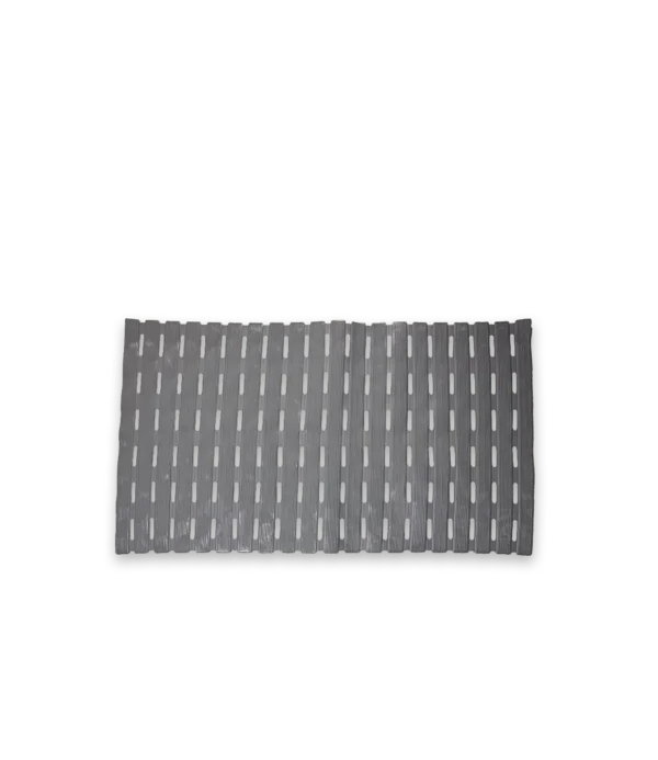 Tapete para baño con sopapa 100% PVC gris