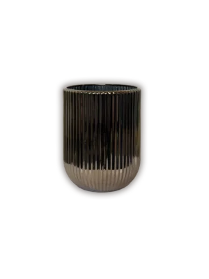 Vaso cortina metalizado opaco