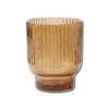 Vaso Vidrio Mister Kook Cortina ámbar