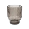Vaso Vidrio Mister Kook Cortina Gris Oscuro