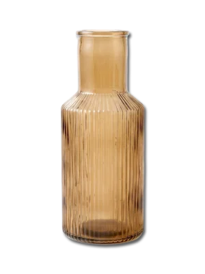 Botella Florero Ámbar