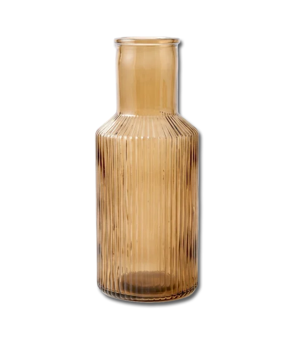 Botella Florero Ámbar