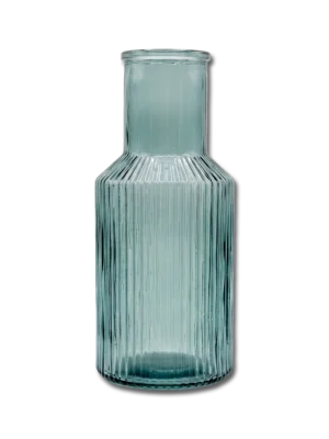 Botella Florero Azul