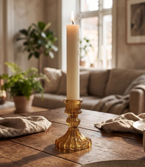 Candelabro elegante Ámbar Mister Kook