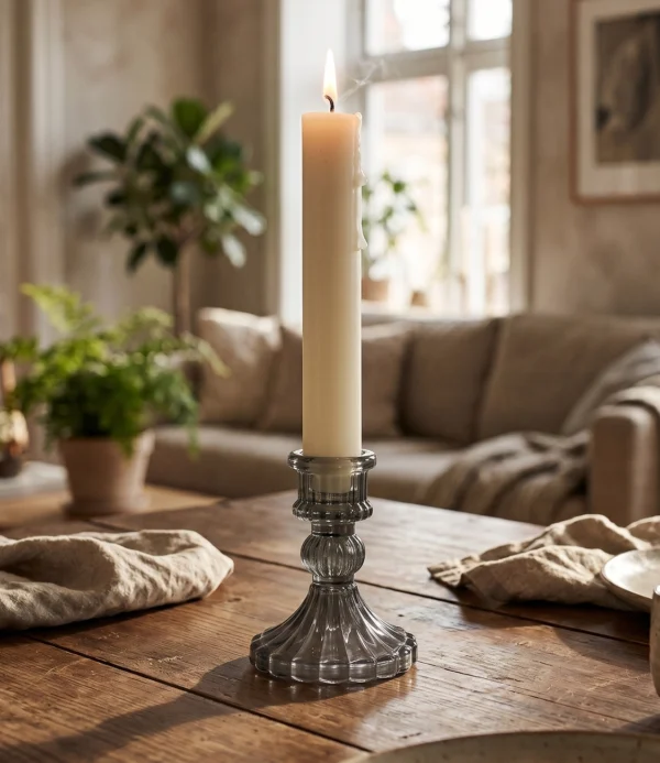 Candelabro elegante Gris Oscuro Mister Kook