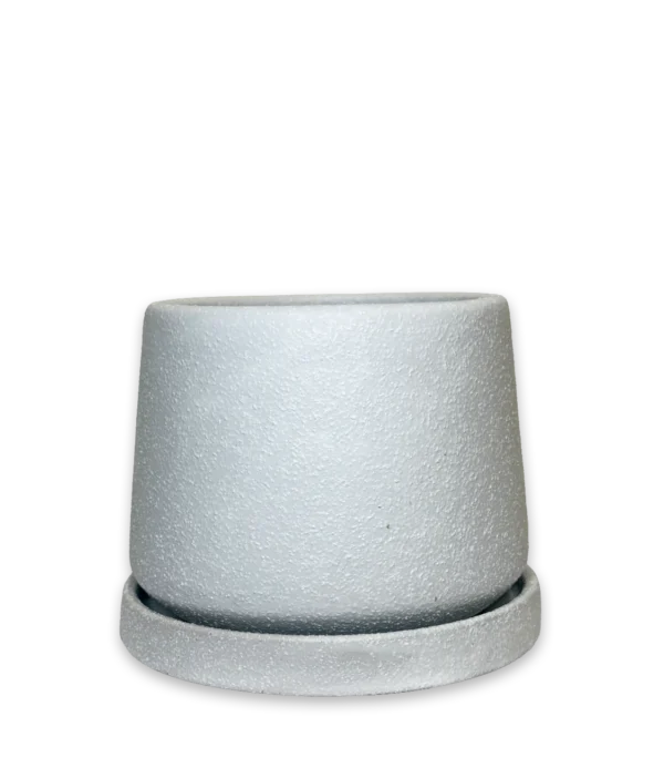Maceta blanca