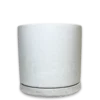 Maceta blanca grande