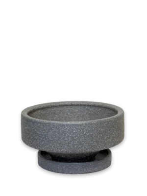Maceta gris baja