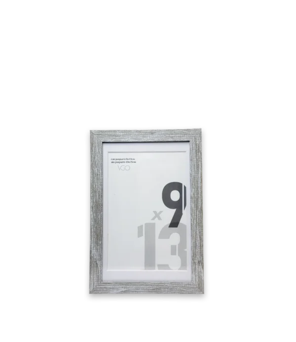 Marco VGO 10x15 gris madera