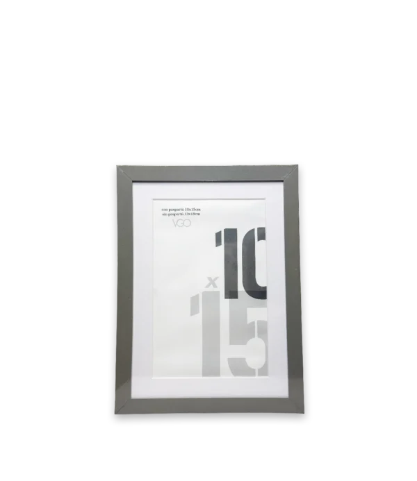 Marco VGO 13x18 gris liso