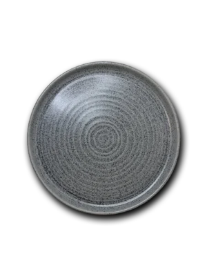 Plato postre Fushion Grey