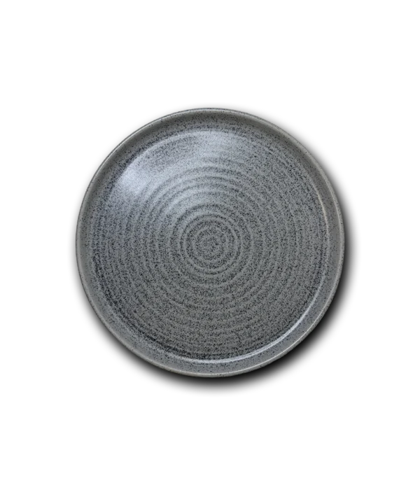 Plato postre Fushion Grey