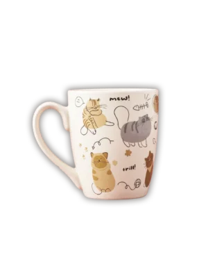Taza gato panzón