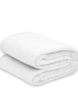 Manta peluche blanca
